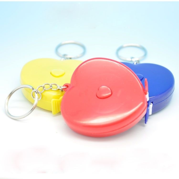 5 Feet Heart Tape Measure Key Chain 1