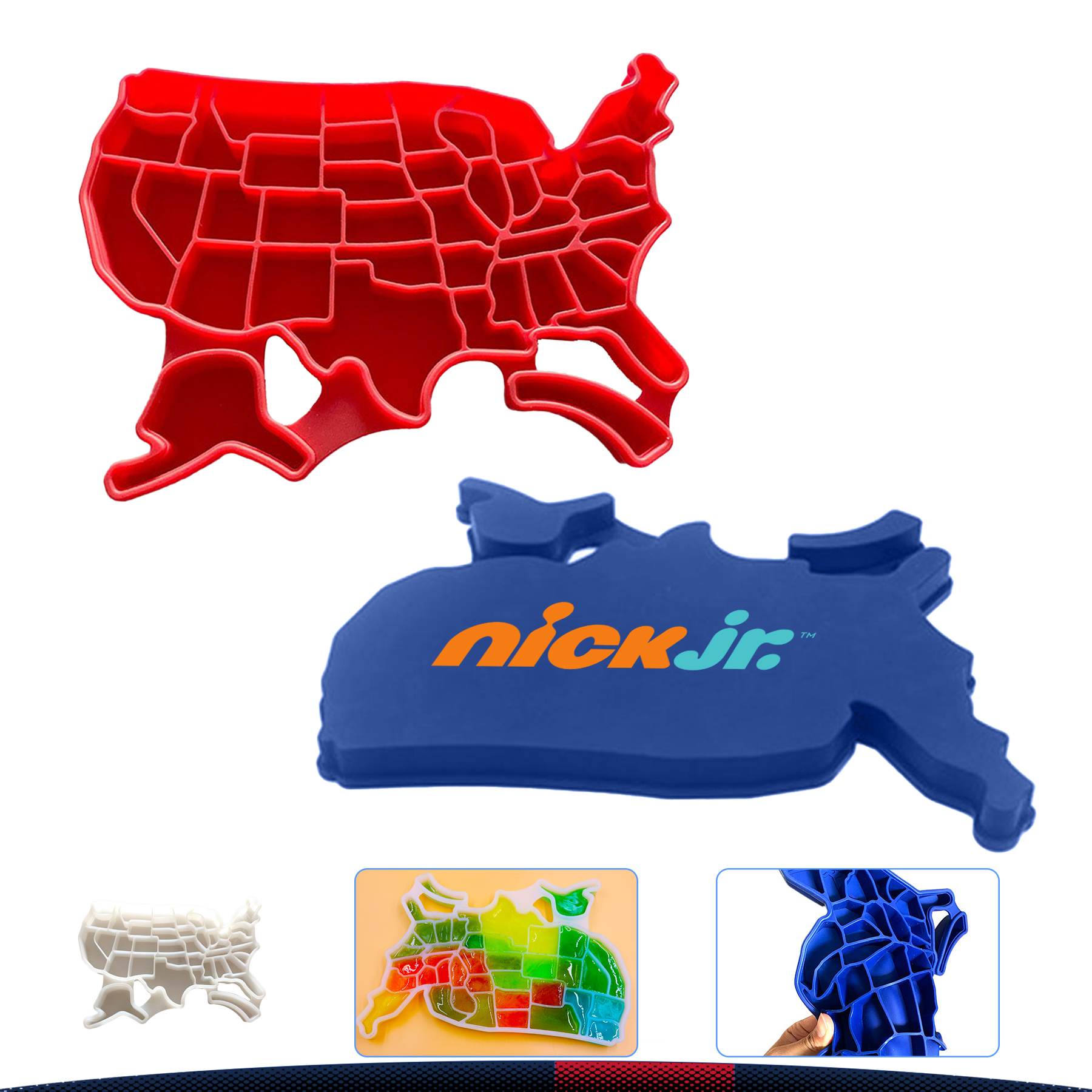 United States Map Ice Trays 2