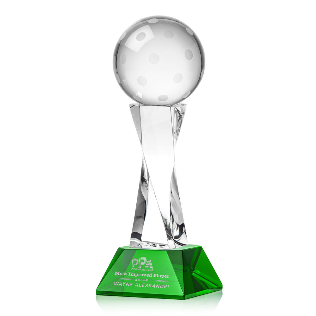 Pickleball Award on Langport Base - Green 3