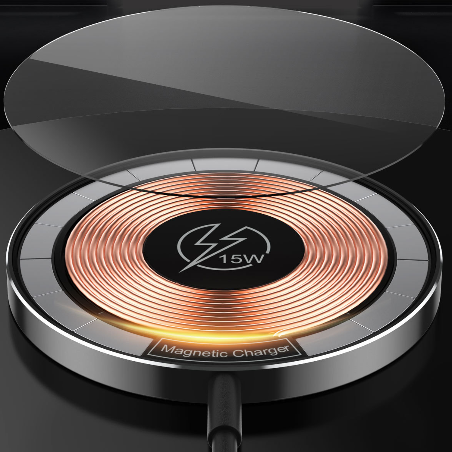 Small Mini Magnetic Wireless Charger 3