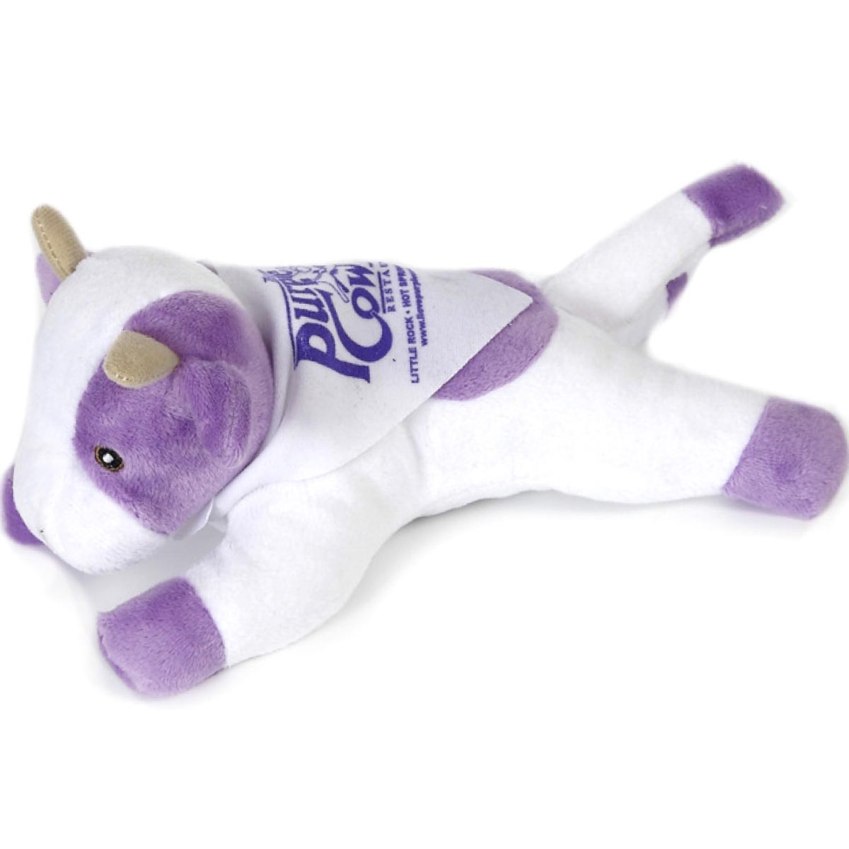 So Soft 8" Laying Beanie Animal- Purple Cow 4