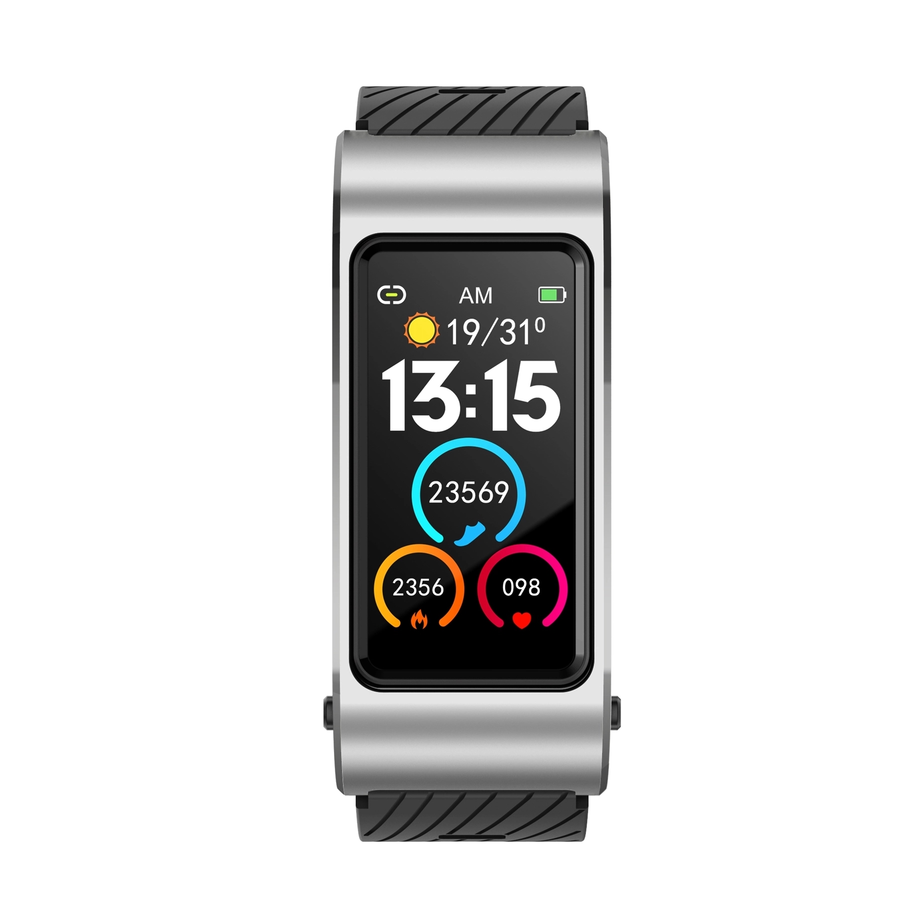 H21 Body Temperature Smart Watch with Silicone Band 9