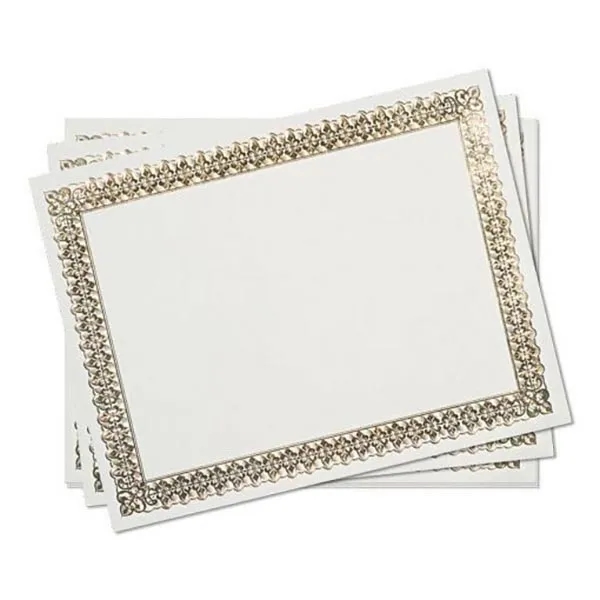 15-Pack Gartner Studios Gold Foil Certificates 3