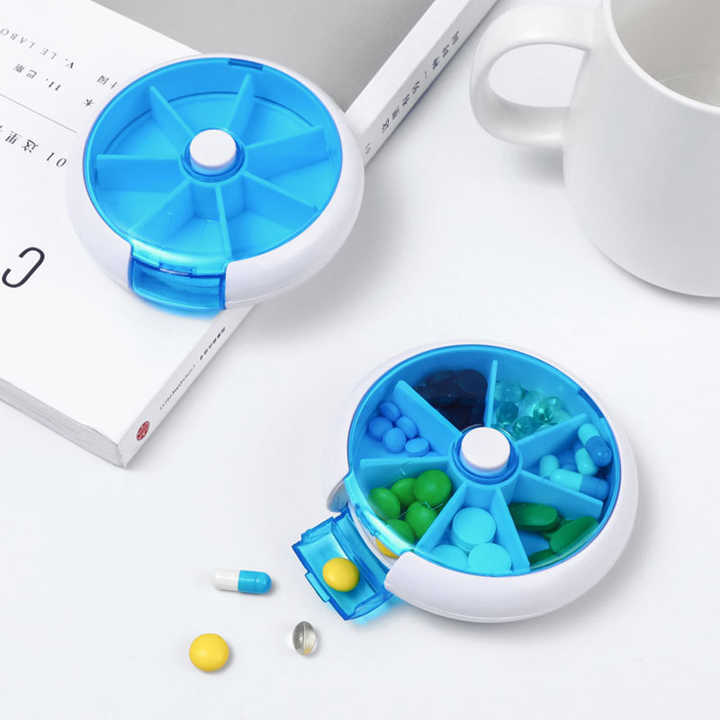 7 Days Round Pill Box 2