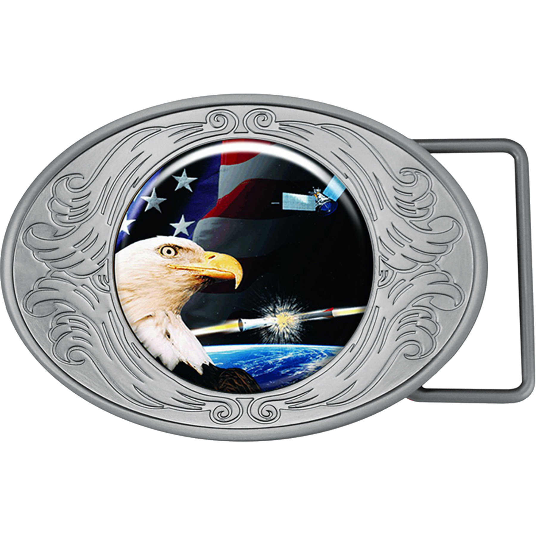 Digistock Belt Buckles: 3-3/4" W x 2-3/4" H Oval 2