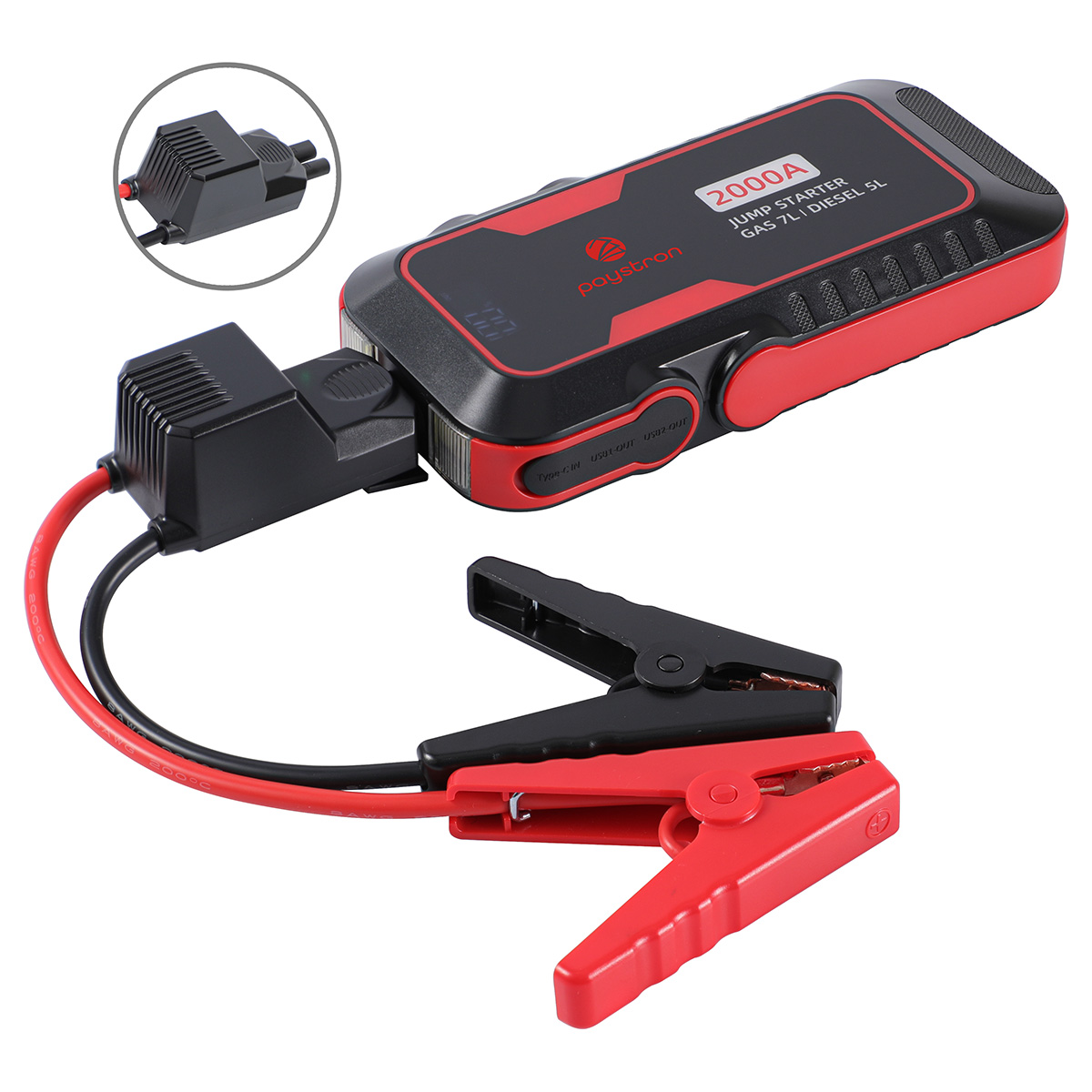 Pit Stop 12V 16000mAh Portable Jump Starter Kit 8