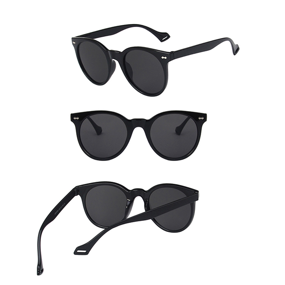Candy color round retro sunglasses 4