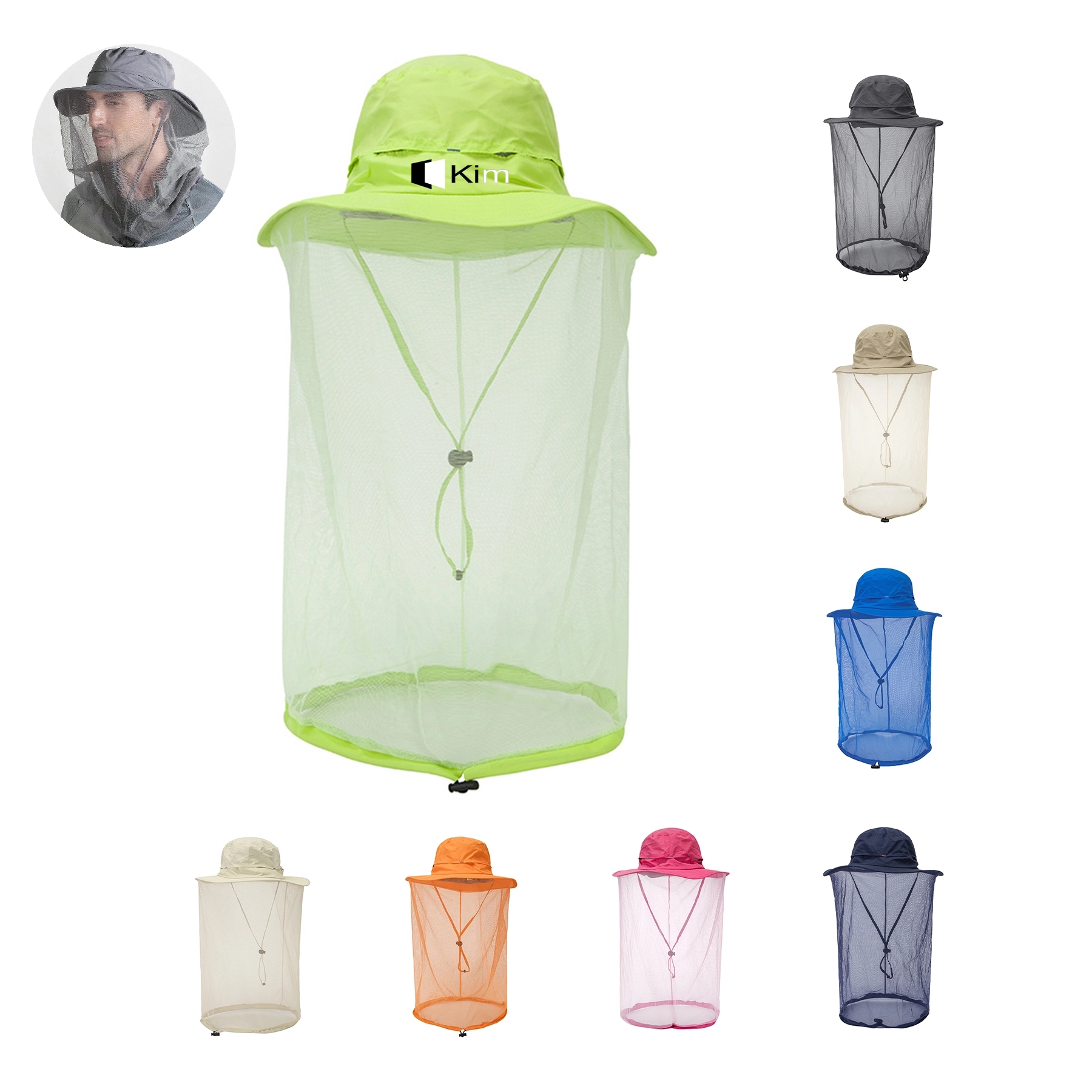 Mosquito Head Net Hat 1