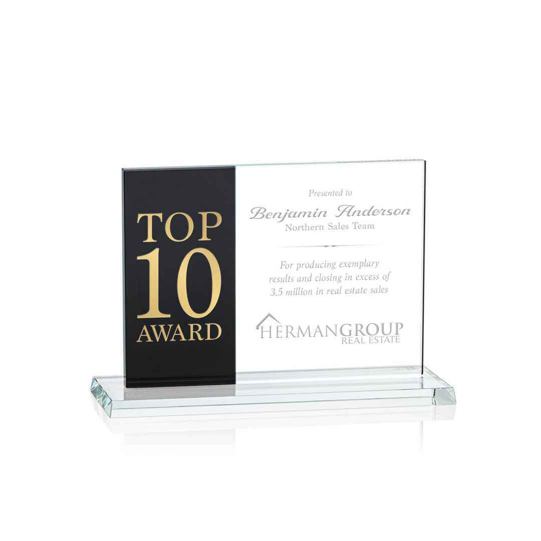 Composite Horizontal Award - Black 8