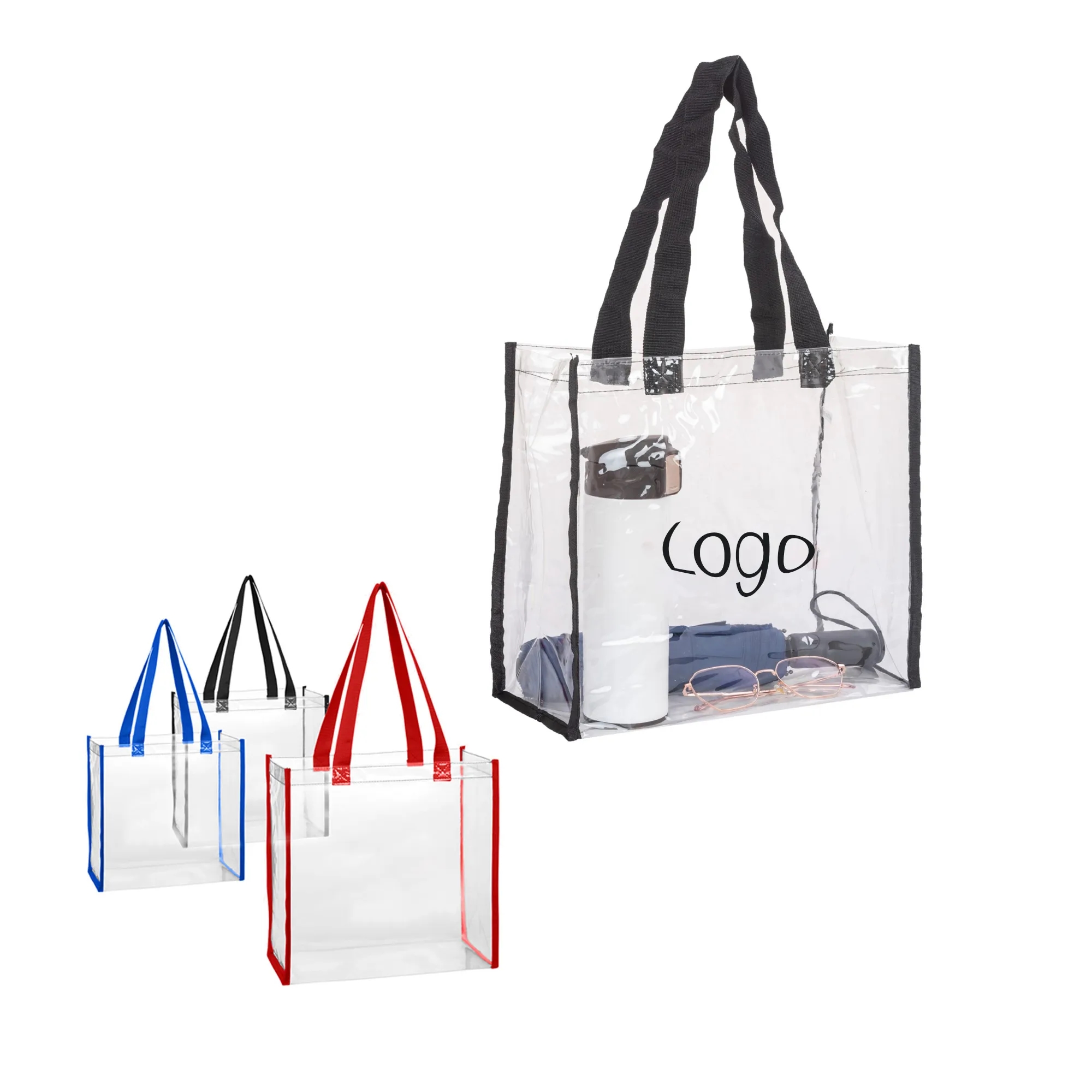 Printed Transparent PVC Beach Bag 3