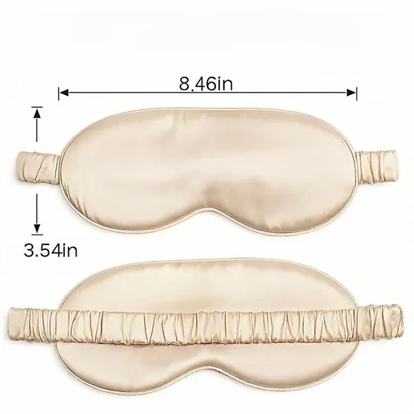 Silk Satin Eye Mask - Smooth Sleep Mask for Restful Nights 2