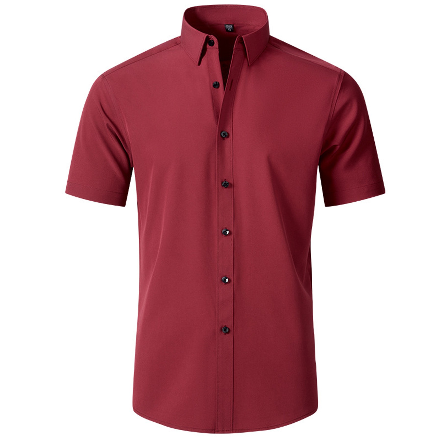 4-Way Stretch Short Sleeve Button Down Shirts 9
