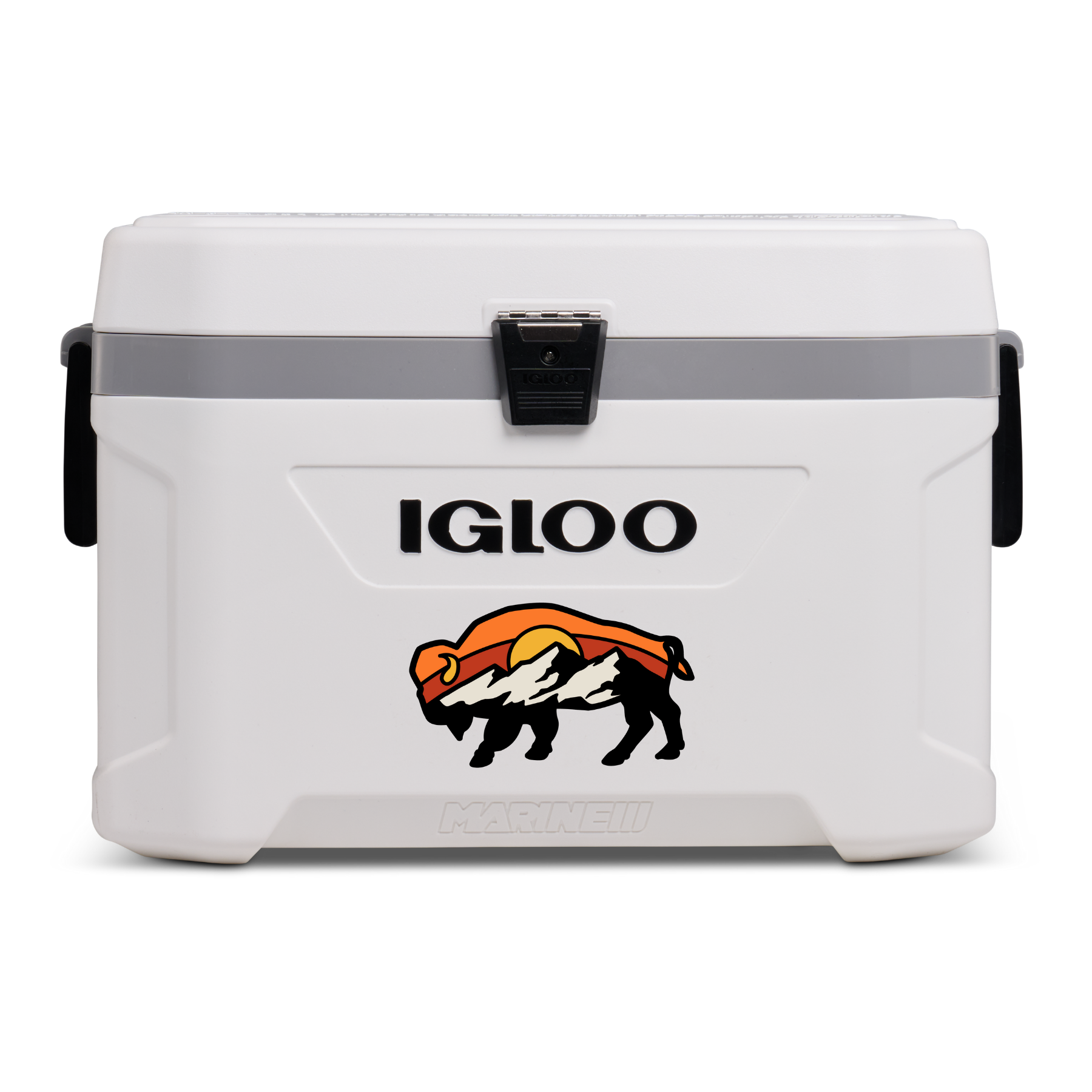 IGLOO LATITUDE MARINE ULTRA 54 QT BLANK* COOLER (White/Moonscape Gray)