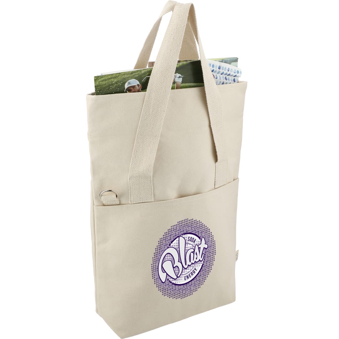 Organic 16oz Cotton Commuter Tote 26