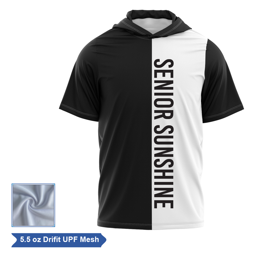 Sublimation UPF Mesh Short Sleeve Hooded T-Shirt - Men, 3
