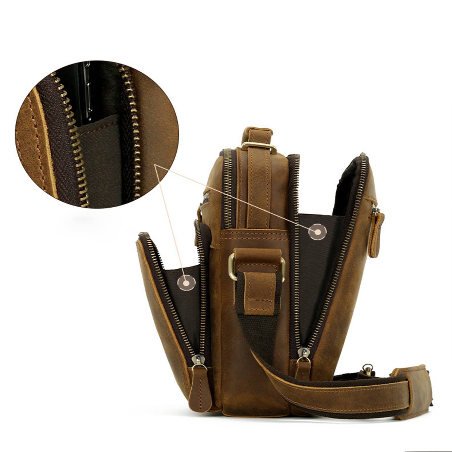 Vintage Shoulder Bag For Men 4
