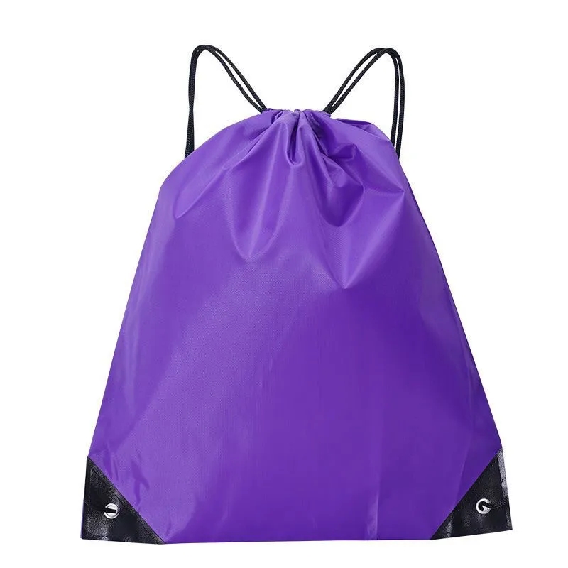 Polyester Drawstring Backpack Bag 4