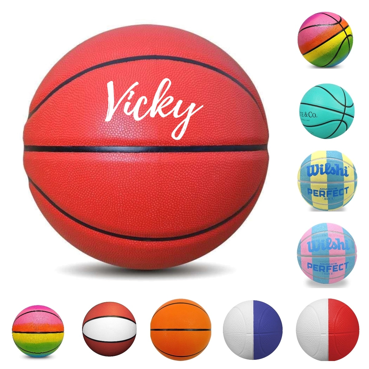 Mini Rubber Basketball 5