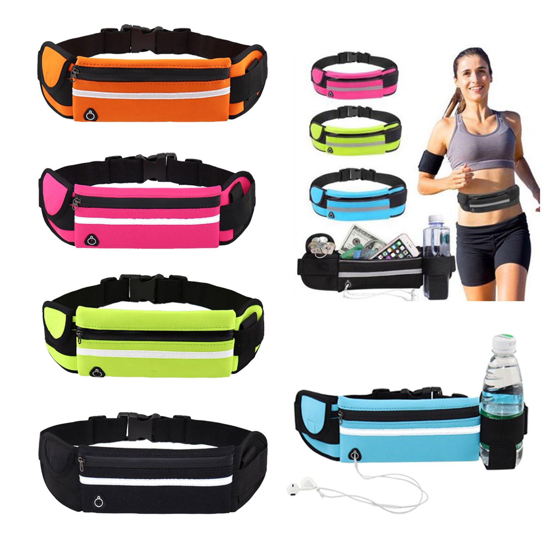 3 Pockets Fanny Pack 2
