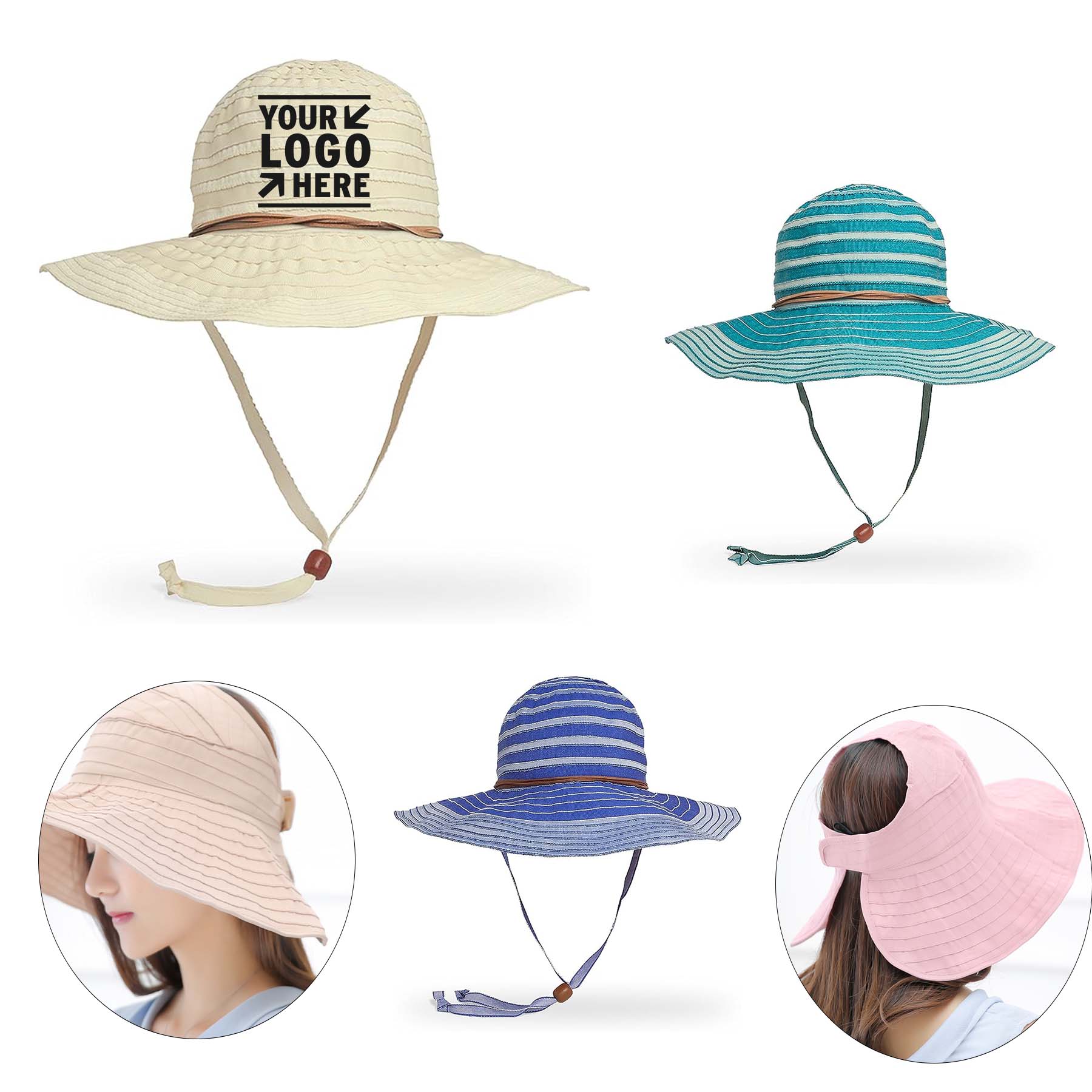 Women Men Portable Sunday Afternoons Straw Beach Hat
2