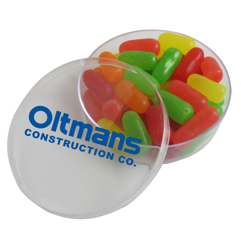 Small Round Acrylic with Mike & Ike's 1