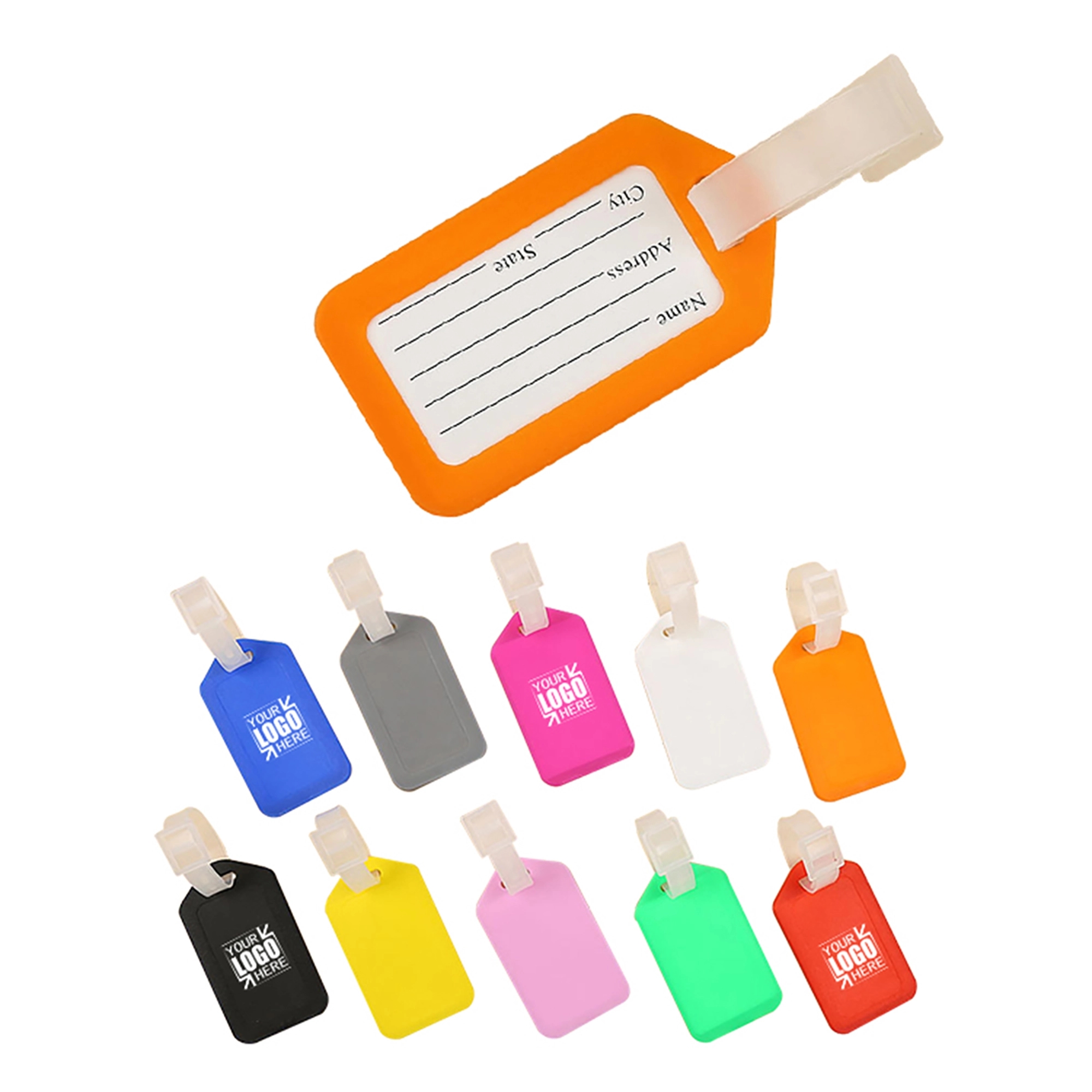 PP Rectangle Luggage Tag