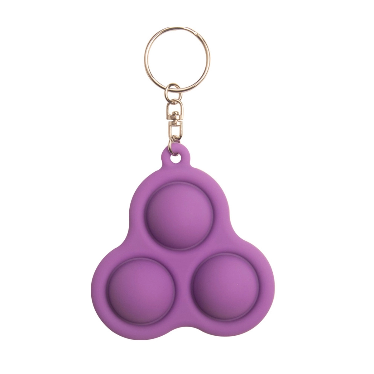 Stress Relief Bubbles Fidget Toys Silicone Keychain 9