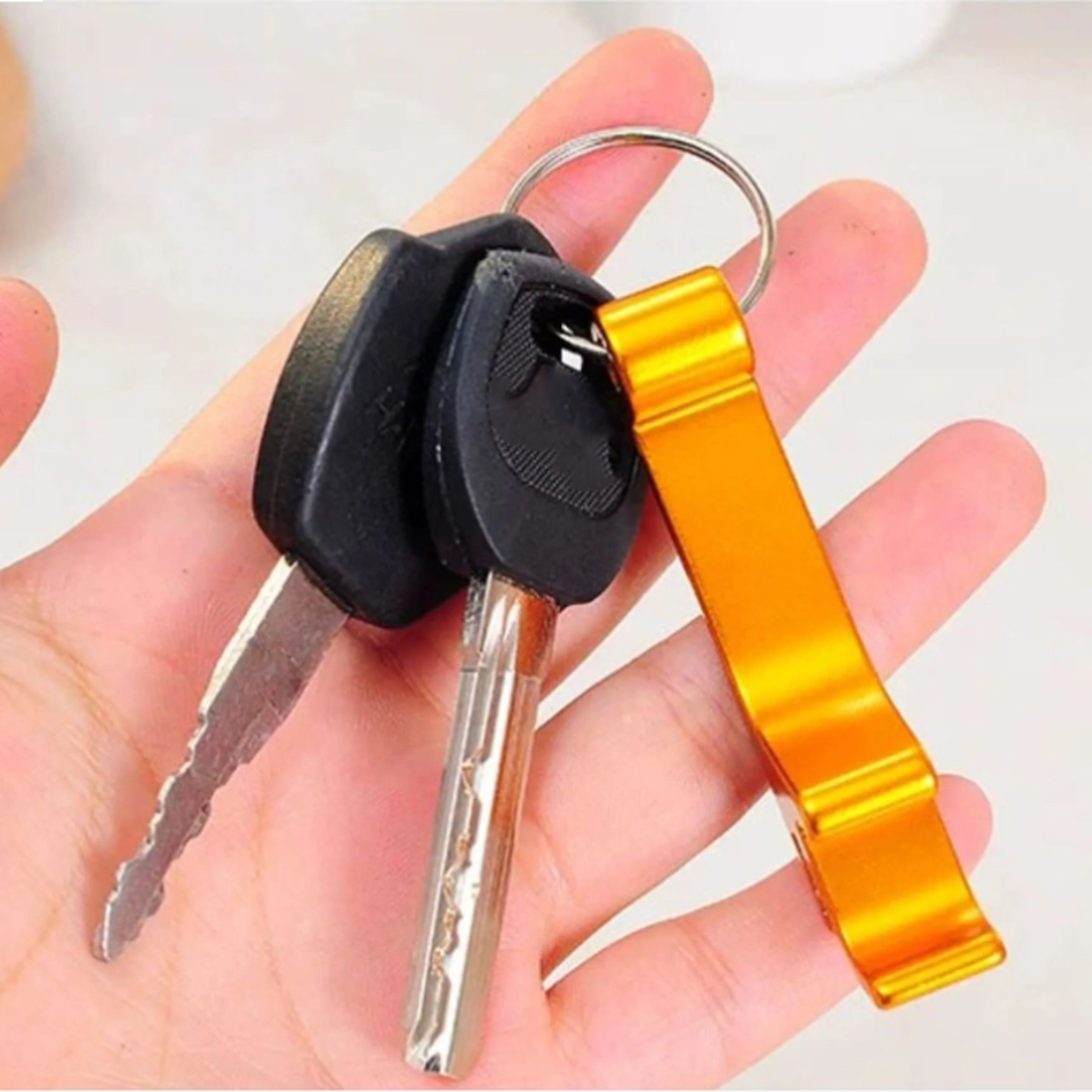 Aluminum Alloy Bottle Opener Keychain 1