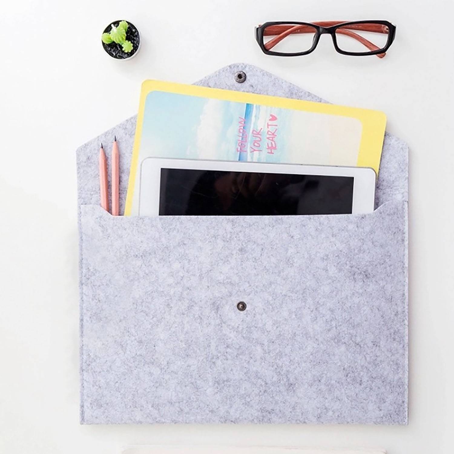 Felt Document Holder A4 Expanding File Folder Portfolio Case 6