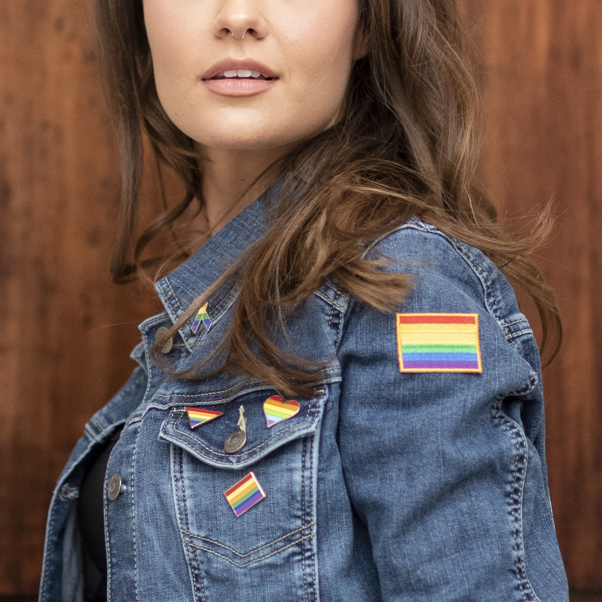 Rainbow Flag Pride Lapel Pin 1
