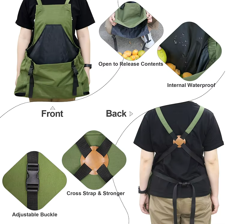 Garden Harvest Canvas Apron 2