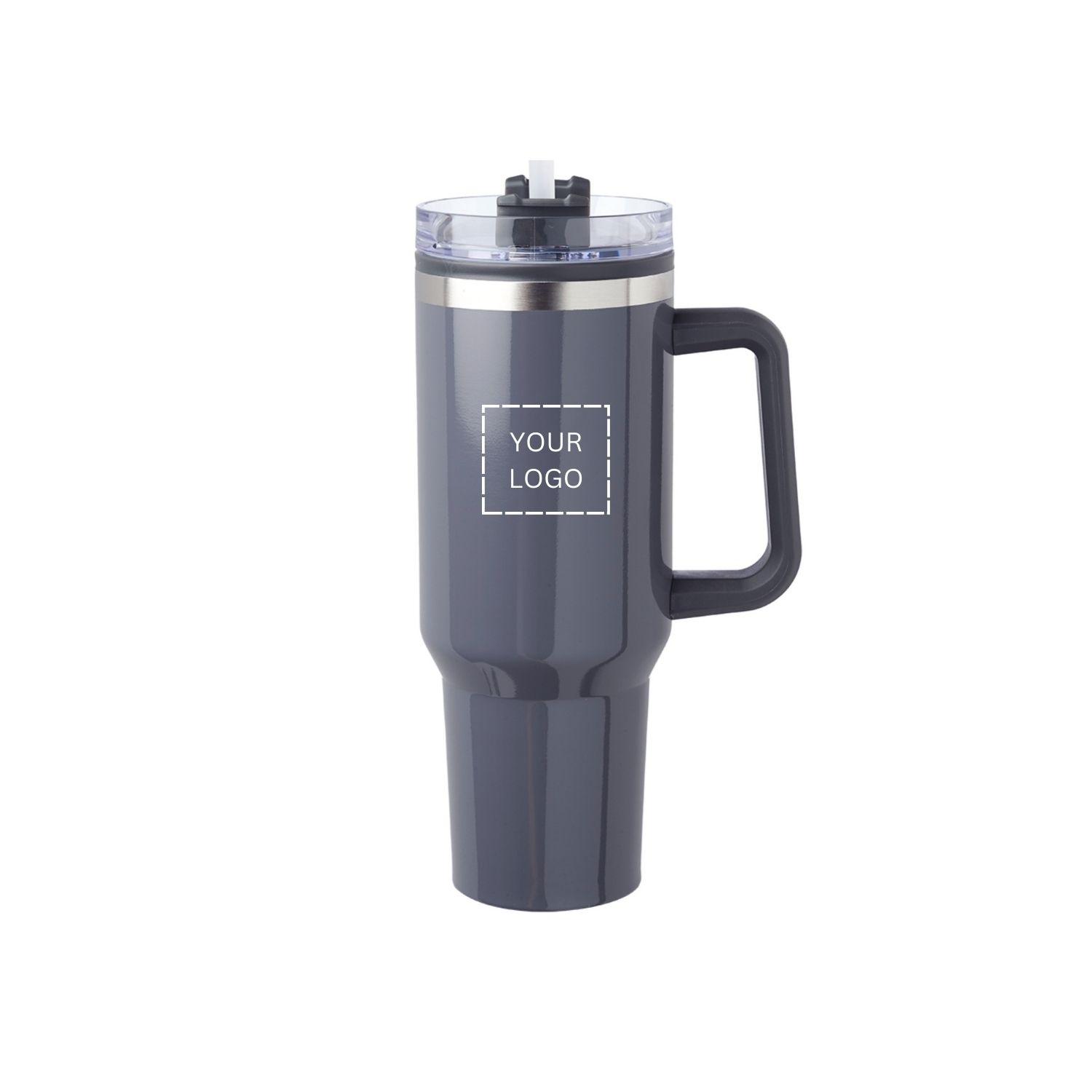 Stainless Steel Travel Tumbler with Straw, 40 oz. 6
