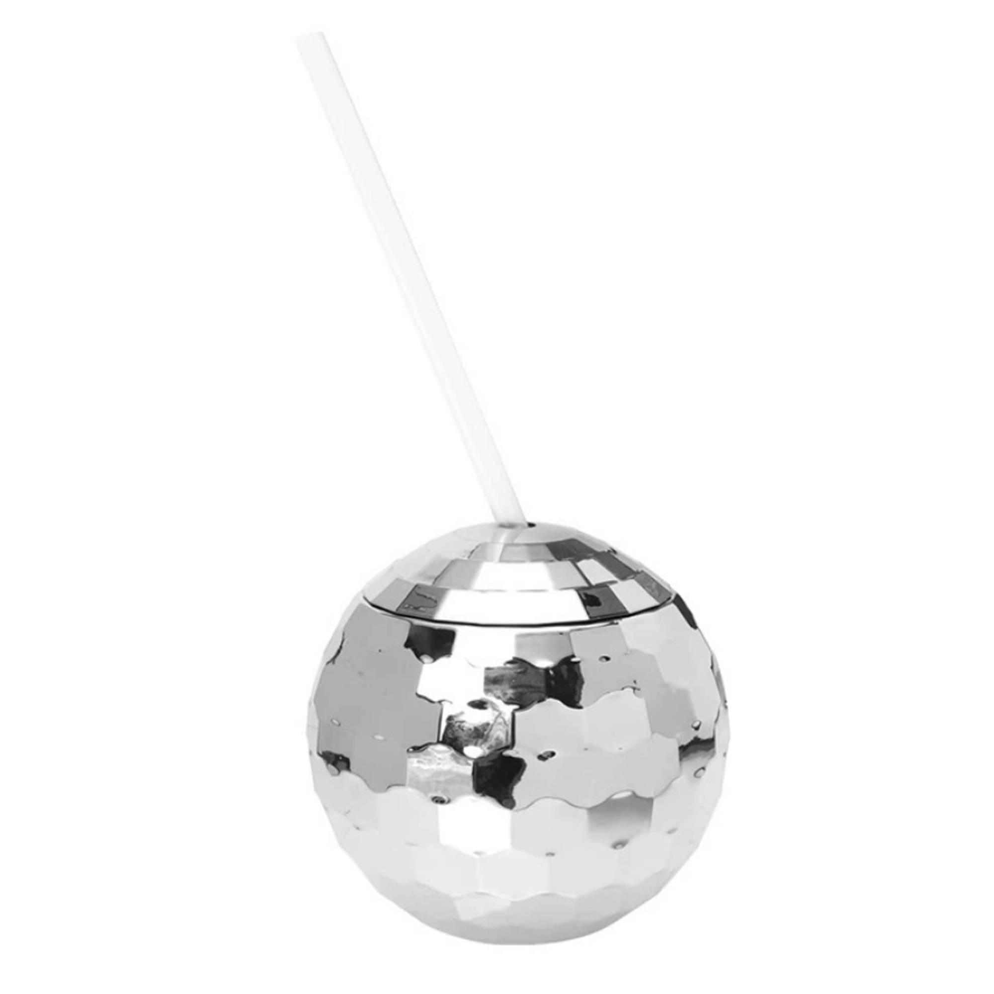 Disco Ball Cup With Straw 3
