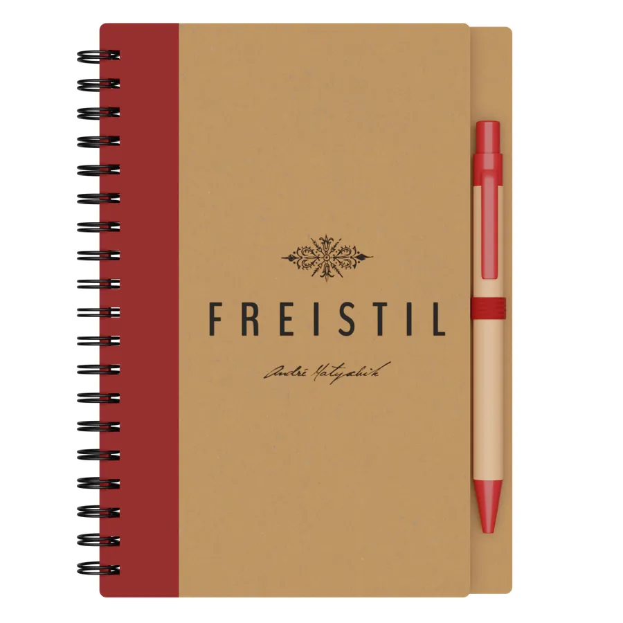 Eco Spiral Notebook & Pen 2