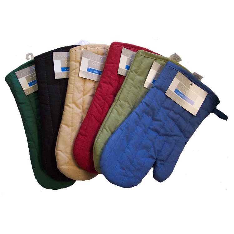 Solid Oven Mitts - Assorted 13" 2