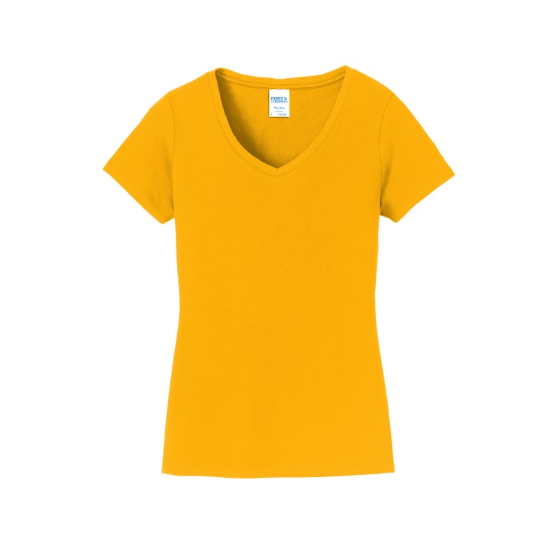 Port & Company Women's Fan Favorite V-Neck Tee. 131
