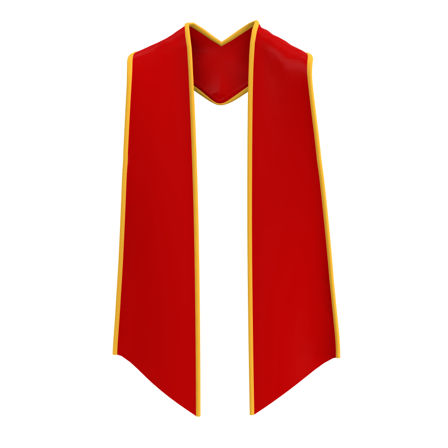 Satin Sash w/ Contrast Color Piping (72"x6") 2