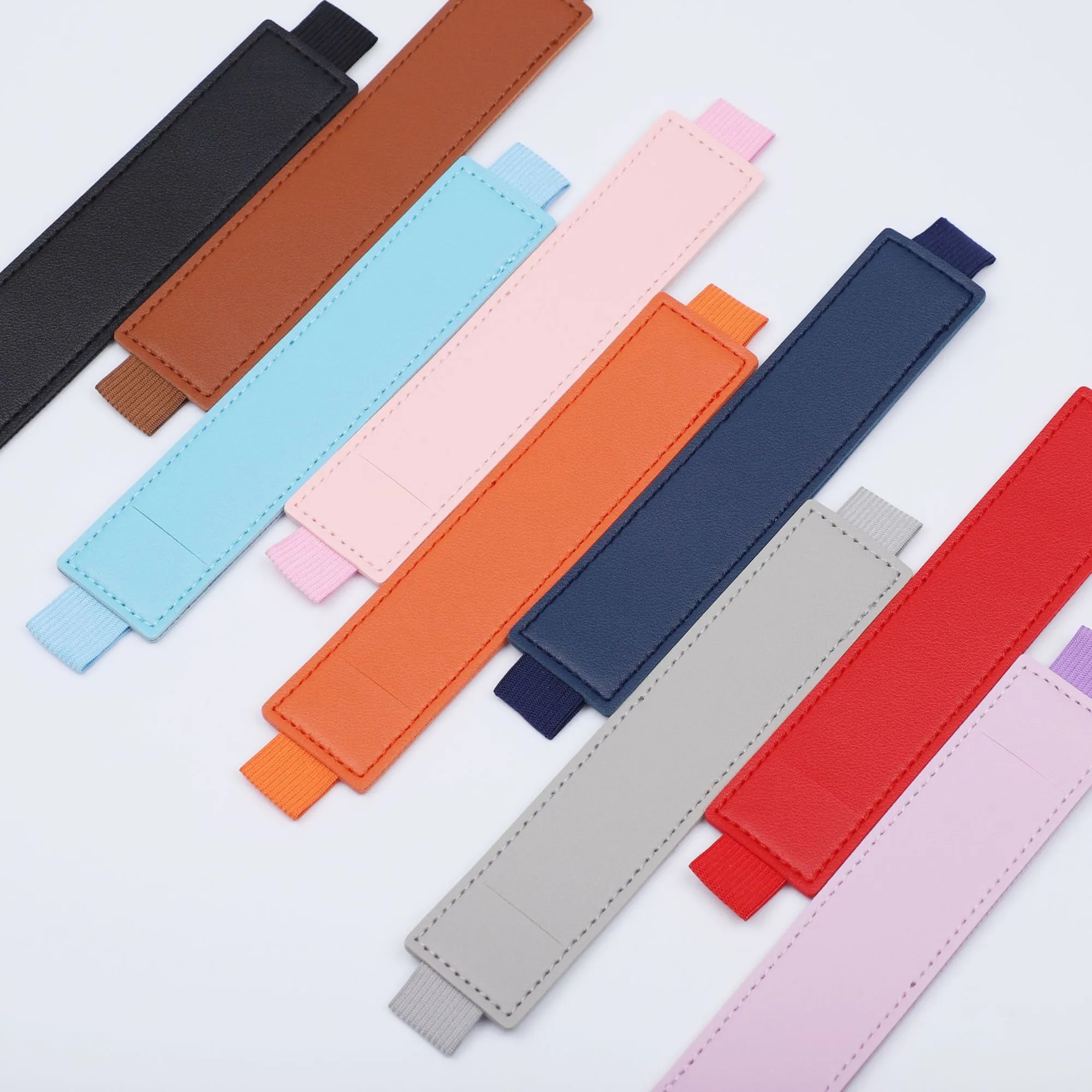 Adjustable Leather Notebook Pen Holder 2