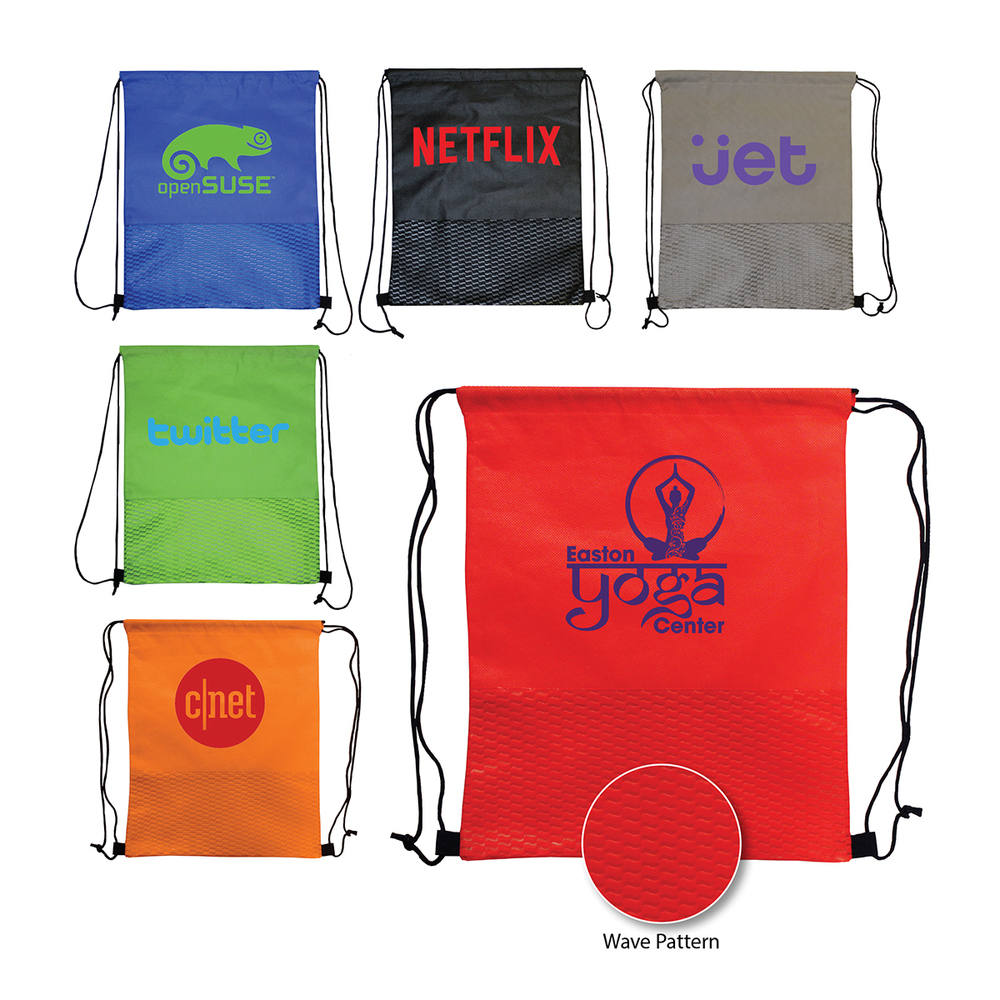 Wave NW Drawstring Backpack 4