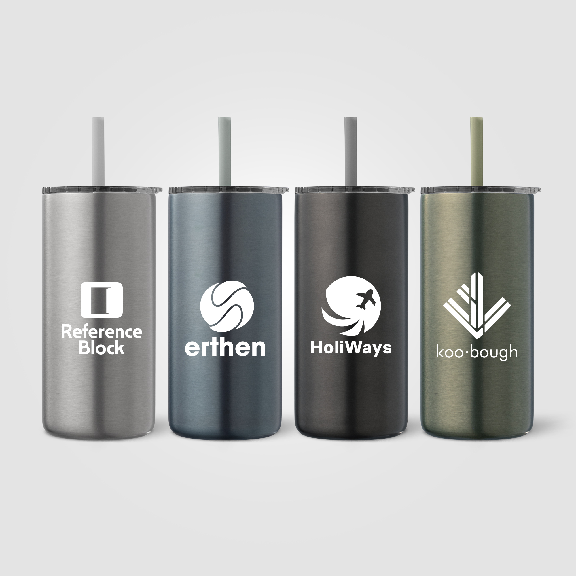 Borealis Stainless Steel Straw Tumbler - 16 oz. 13