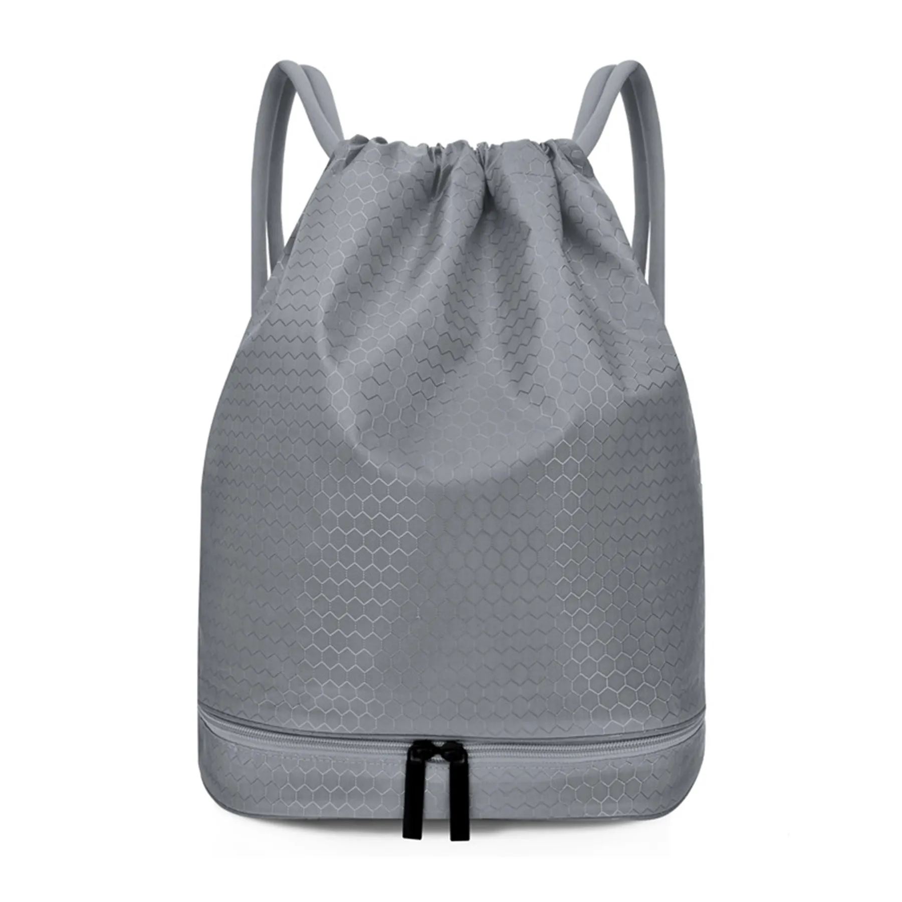 Polyester Dry Wet Separation Sports Drawstring Backpack 18