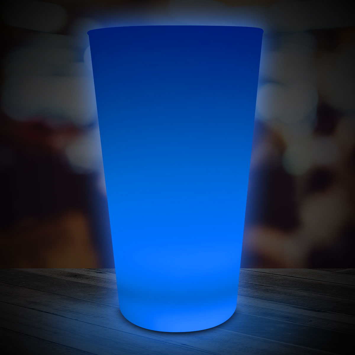 LED Glow Light Up Neon Look 16 oz Pint Glass 3