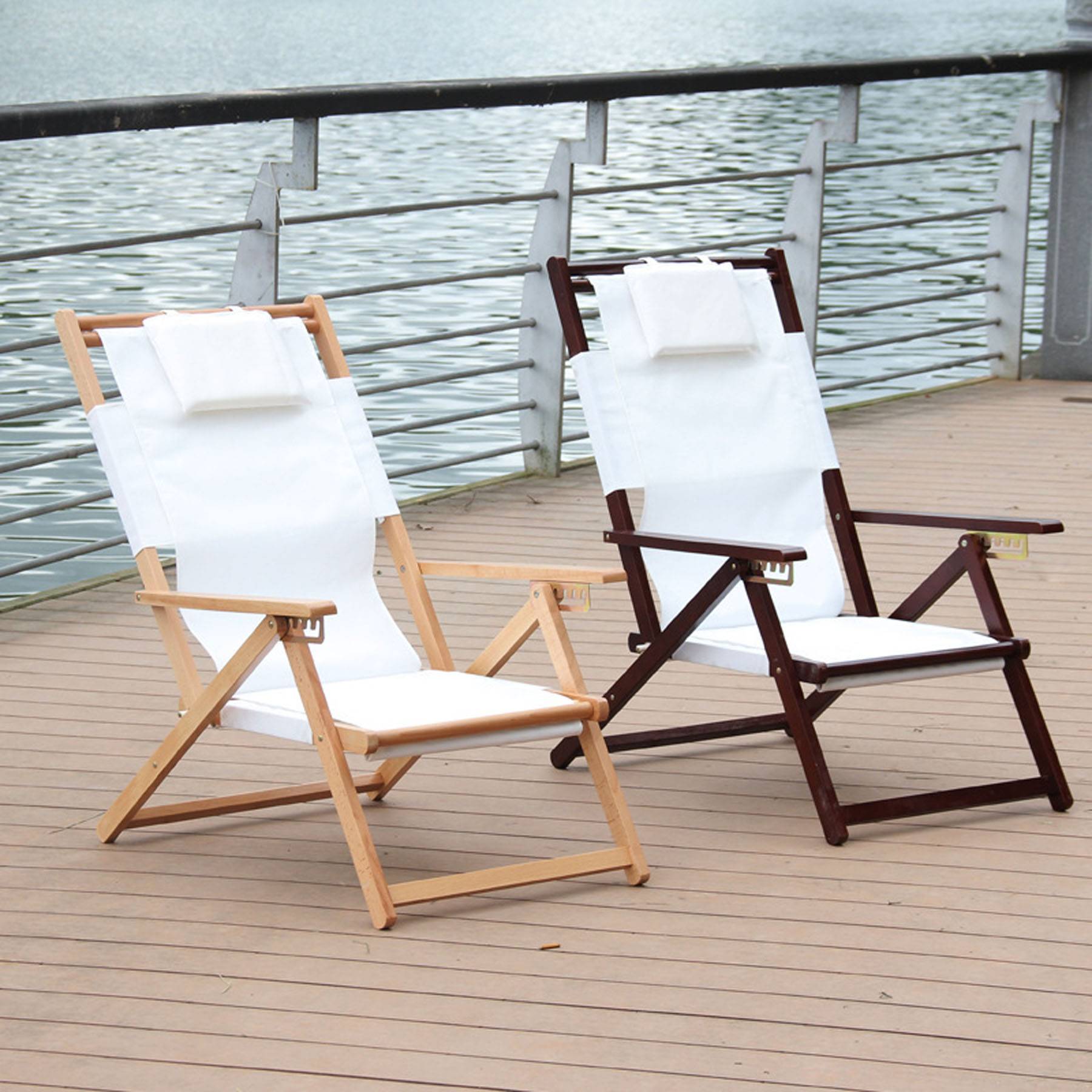 Outdoor solid wood folding chair 5