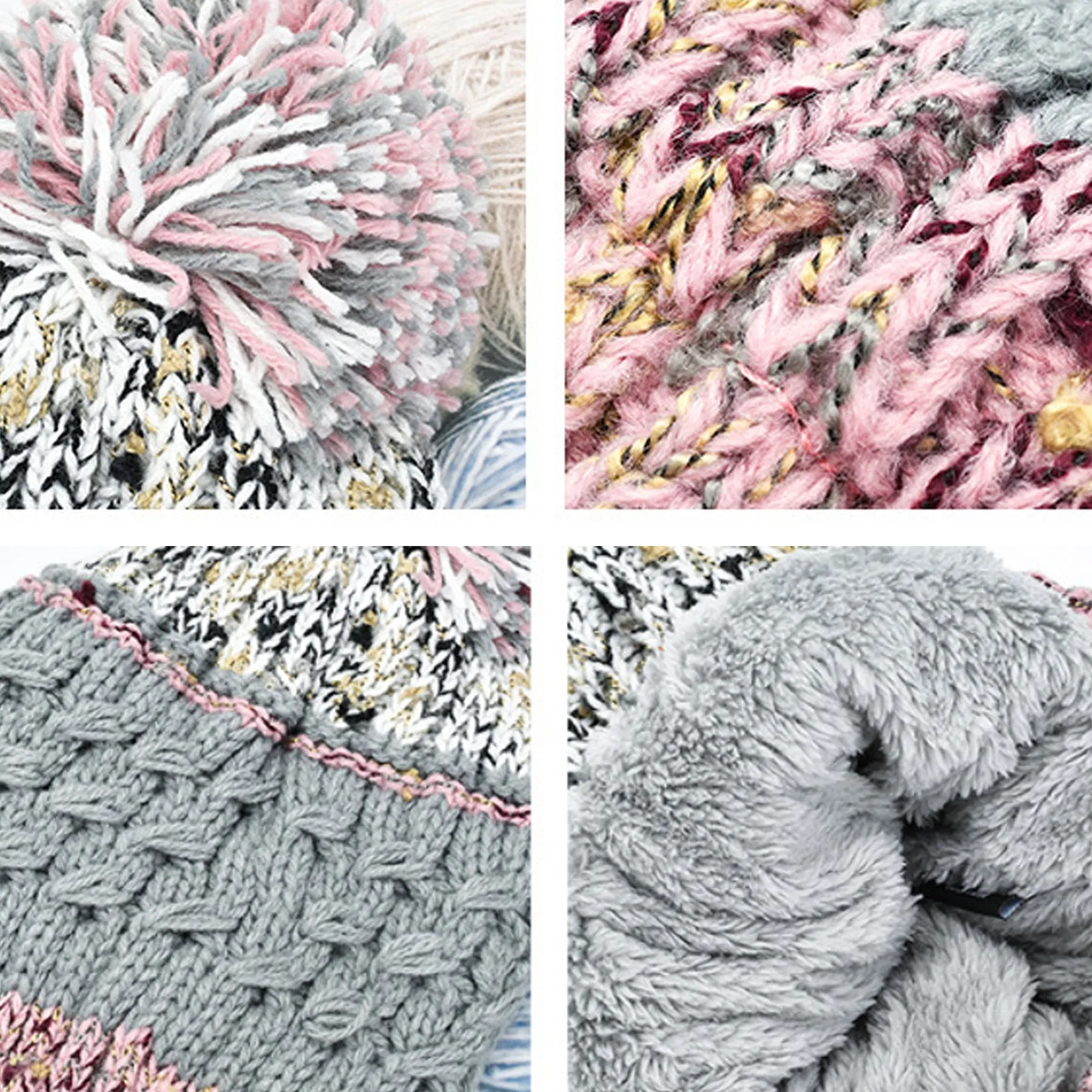 Colorblock Knitted Beanie 11