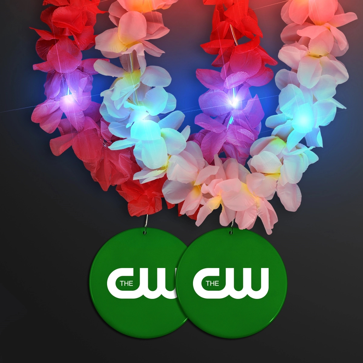 Light Up Hawaiian Leis with Custom Circle Medallion 10