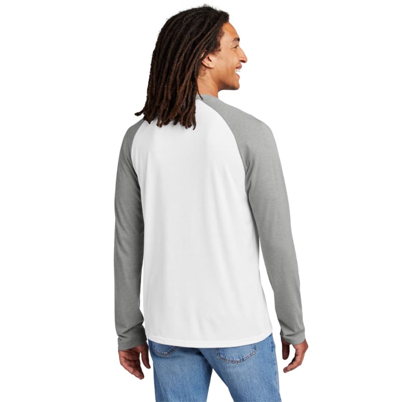 AllMade Unisex Tri-Blend Long Sleeve Colorblock Raglan 19