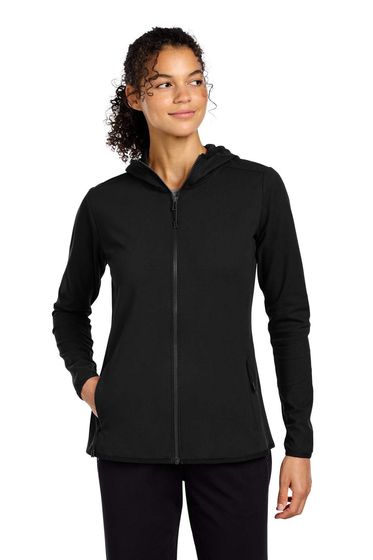 Sport-Tek Women's Circuit Hooded Full-Zip LST870 2