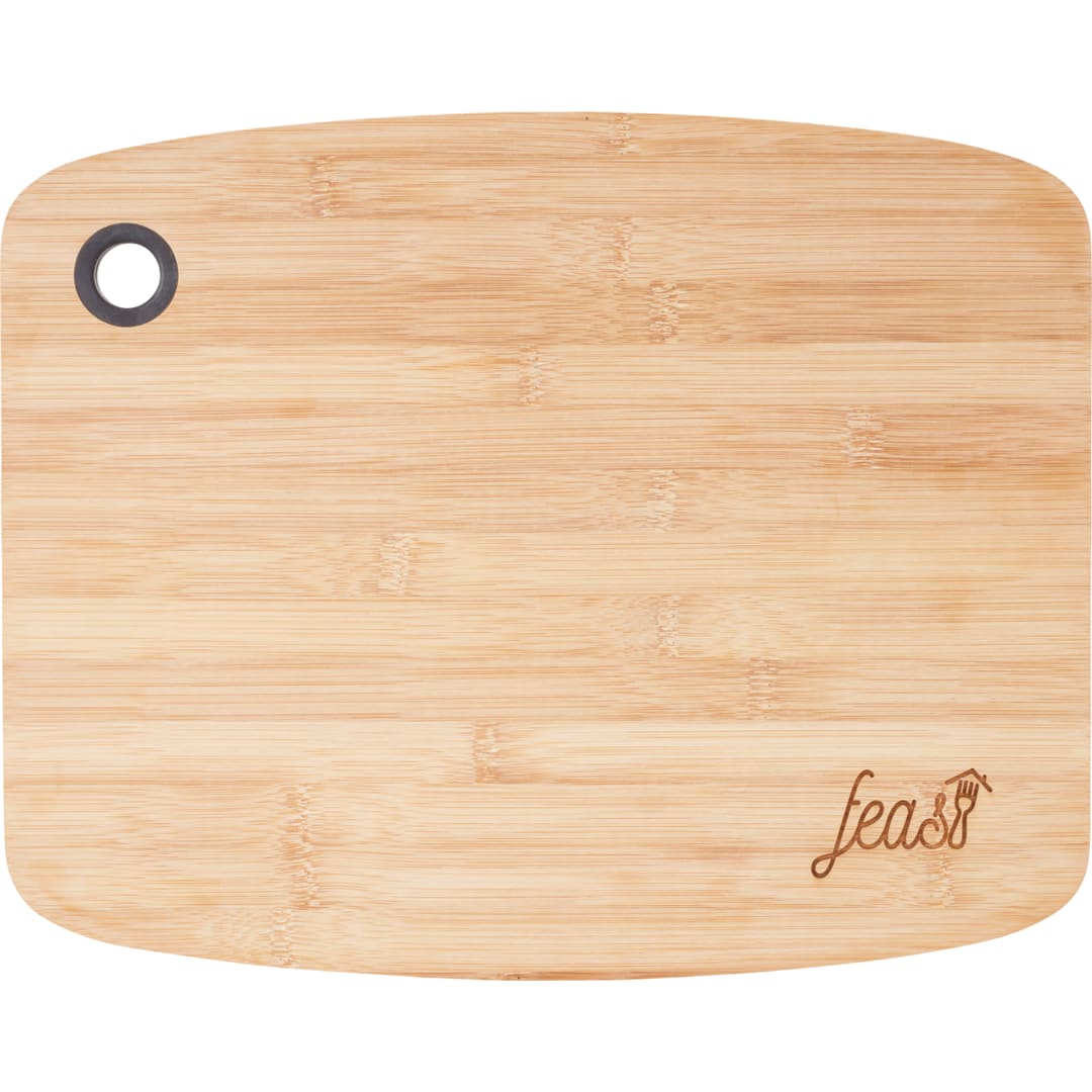 Large Bamboo Cutting Board with Silicone Grip 46