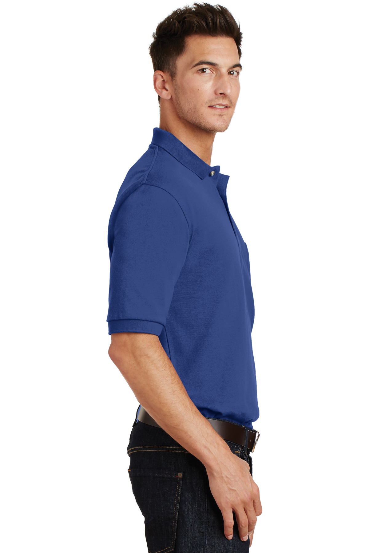 Port Authority Heavyweight Cotton Pique Polo with Pocket. K420P 22
