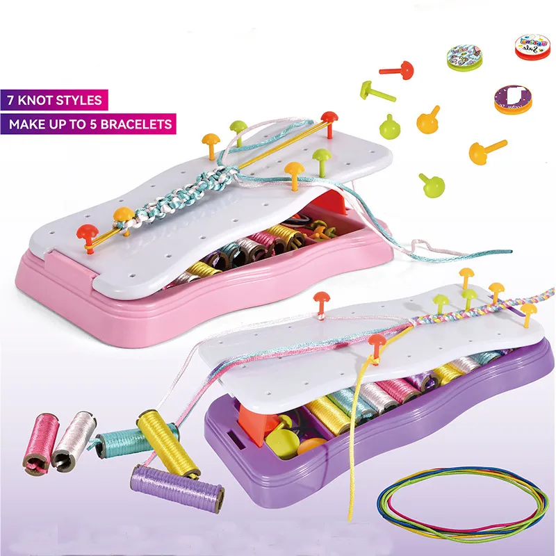 Hand Rope Weaver Set Bracelet Making Girls Gift 2